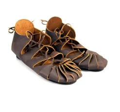 Cheap Leonardo Carbone 003 Bundschuhe aus Nubukleder Braun