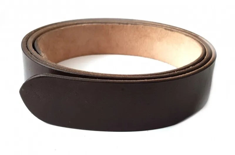 Flash Sale Leonardo Carbone 5000 Gürtelrohling "Rolf" aus robustem Leder - Dunkelbraun