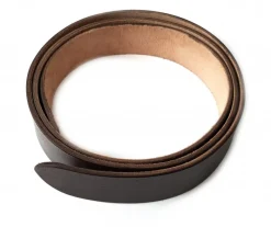 Flash Sale Leonardo Carbone 5000 Gürtelrohling "Rolf" aus robustem Leder - Dunkelbraun