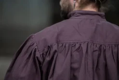 Fashion Leonardo Carbone 2064 Stehkragen-Schnürhemd
