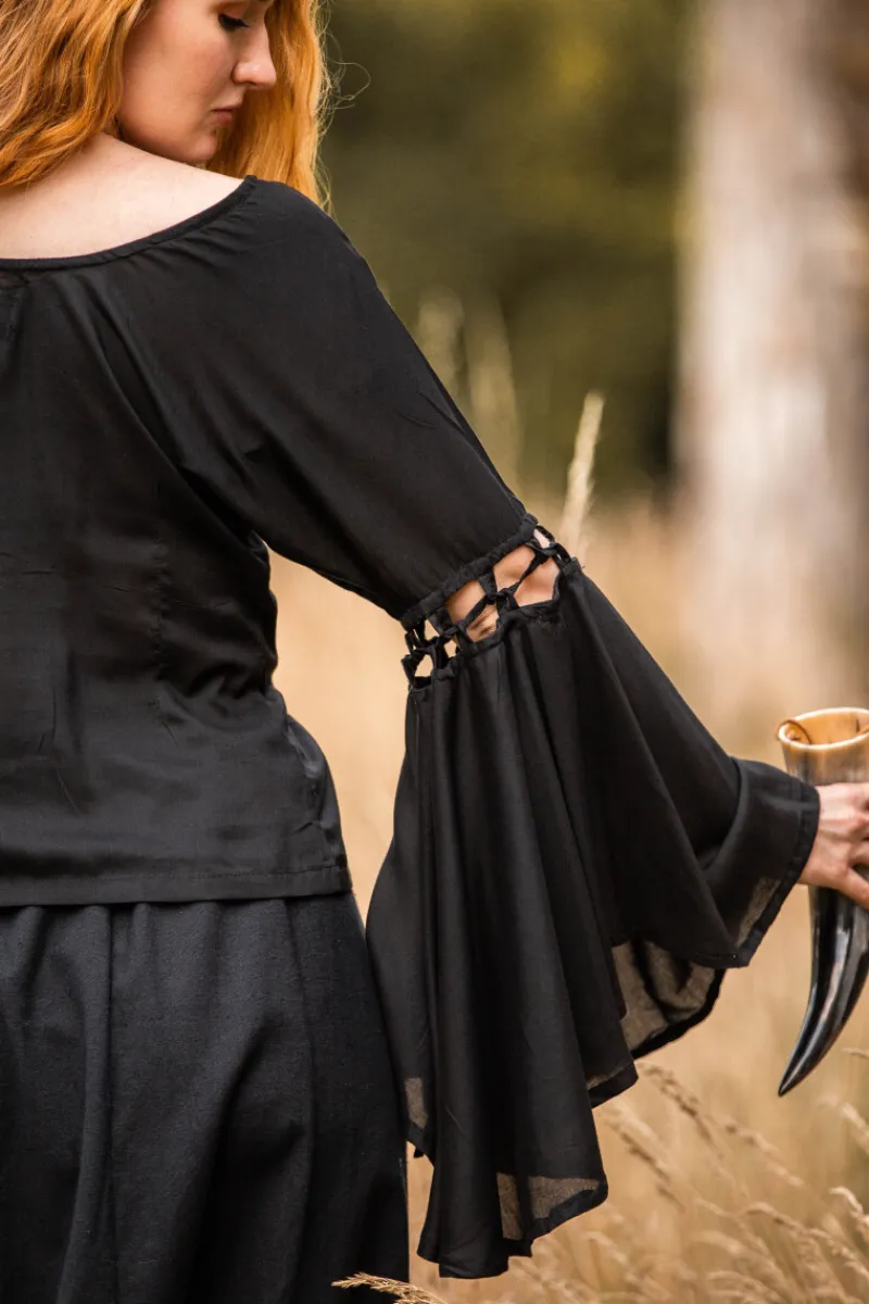 Best Sale Leonardo Carbone Bluse "Carmen" Schwarz