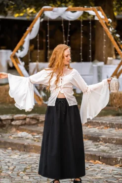 Flash Sale Leonardo Carbone Bluse "Carmen" Weiß