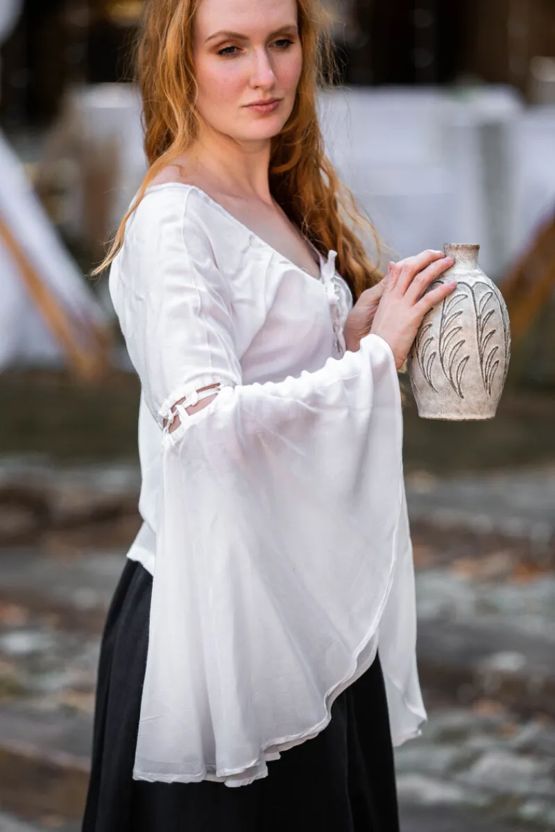 Flash Sale Leonardo Carbone Bluse "Carmen" Weiß