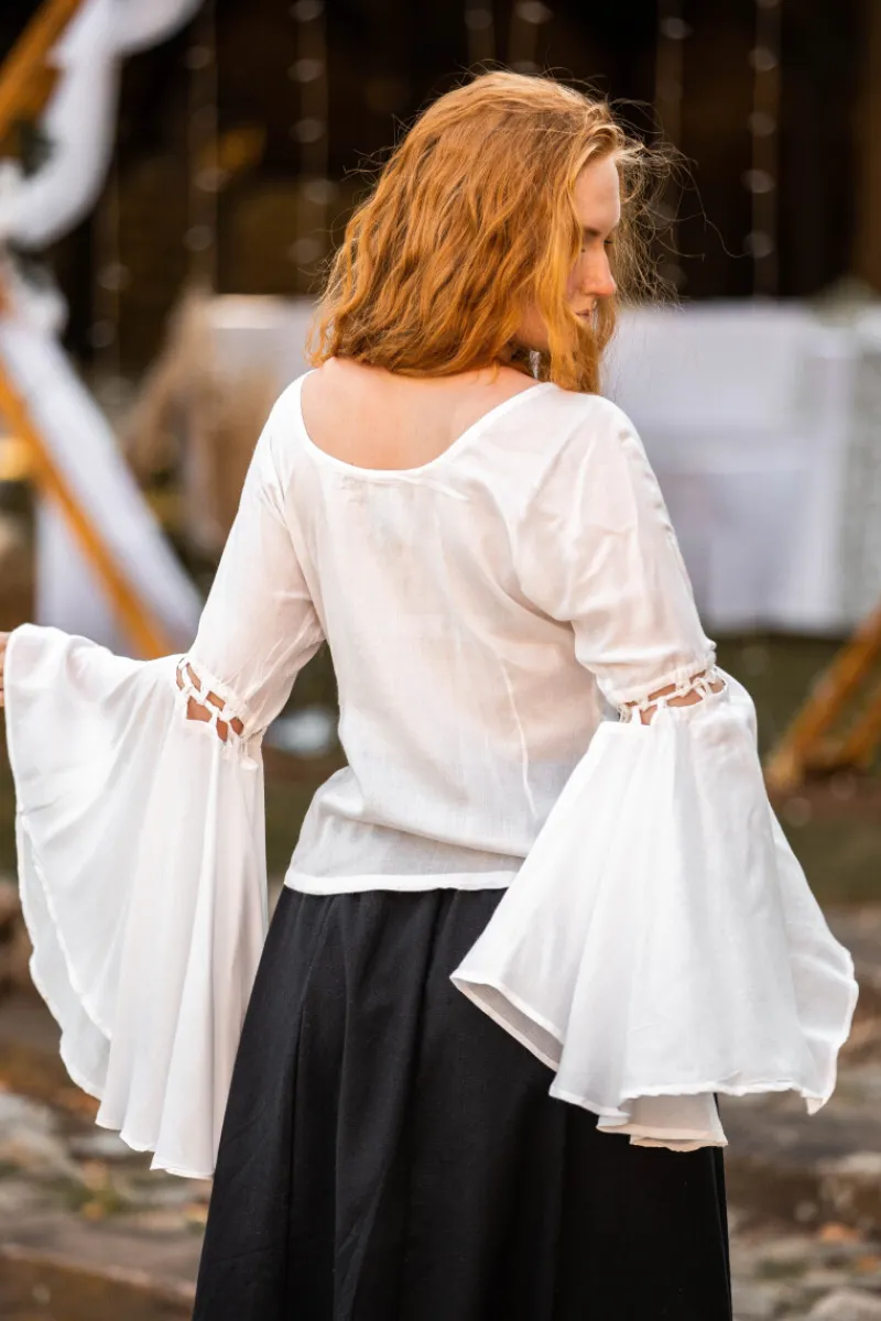 Flash Sale Leonardo Carbone Bluse "Carmen" Weiß