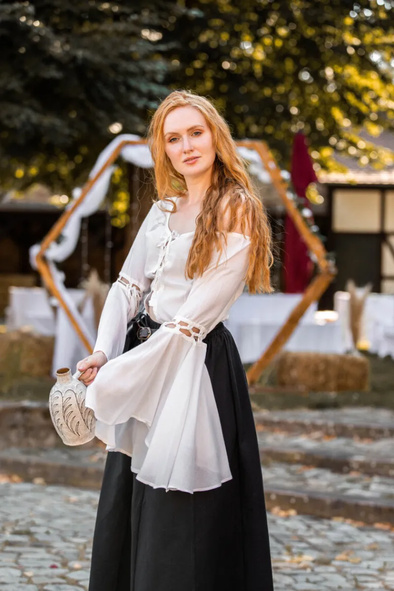 Flash Sale Leonardo Carbone Bluse "Carmen" Weiß