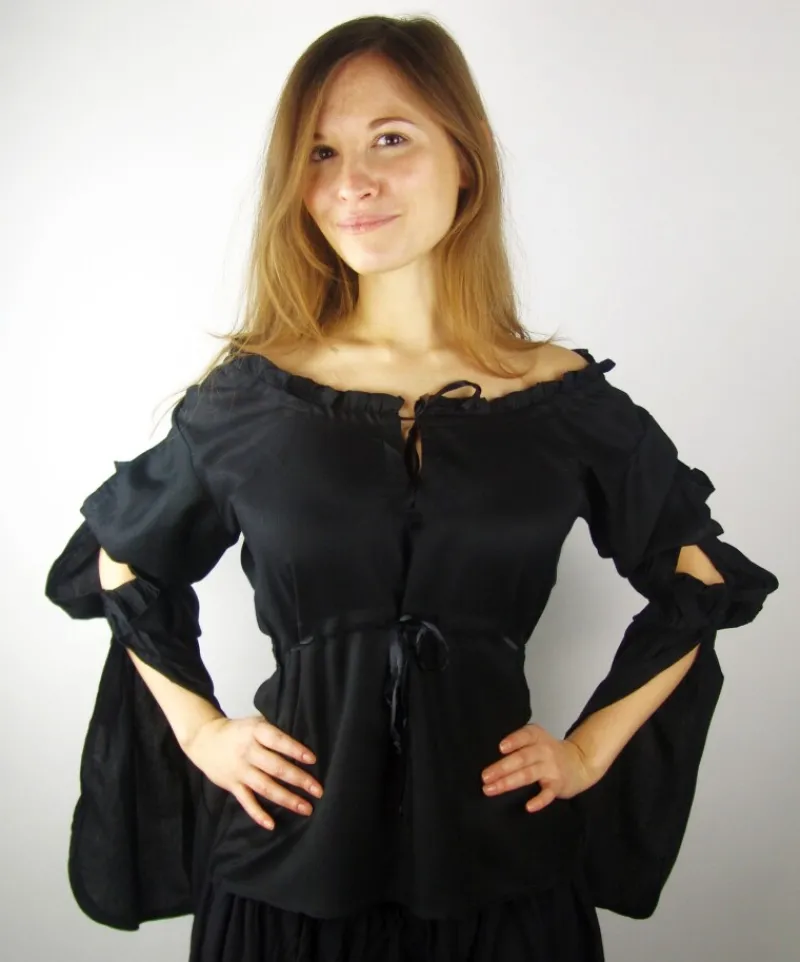 Fashion Leonardo Carbone Bluse "Victoria" Schwarz