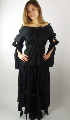 Fashion Leonardo Carbone Bluse "Victoria" Schwarz