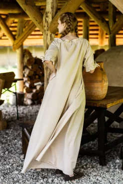 Cheap Leonardo Carbone Bodenlanges Kurzarmkleid 