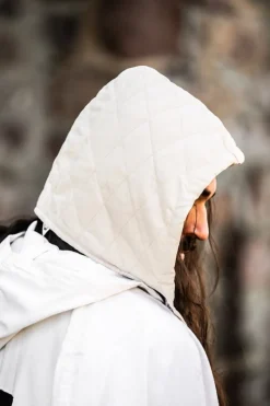 Hot Leonardo Carbone Bundhaube zum Gambeson "Eckwin" Natur