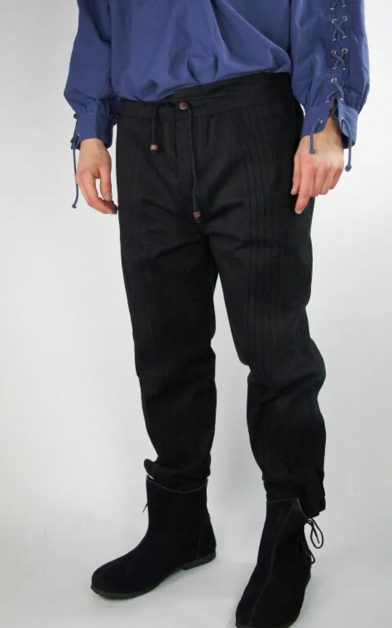 Fashion Leonardo Carbone Edle Mittelalter Hose "Oskar" mit Ziernaht