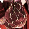 Store Leonardo Carbone Edler Samtbeutel "Relindis" Bordeaux