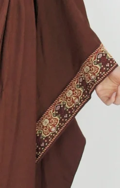 Discount Leonardo Carbone Edles Viskose Kleid Burgund Rot