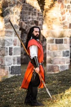 Sale Leonardo Carbone Einfarbiger Waffenrock "Frederick" Rot