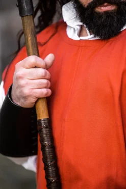 Sale Leonardo Carbone Einfarbiger Waffenrock "Frederick" Rot