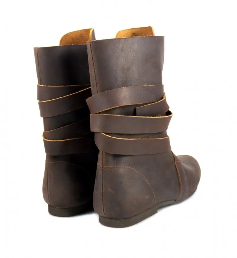 Flash Sale Leonardo Carbone Haithabu Stiefel aus Nubukleder "Floki" Braun