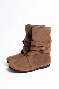 Best Leonardo Carbone Haithabu-Stiefel aus Wildleder "Magne" Braun