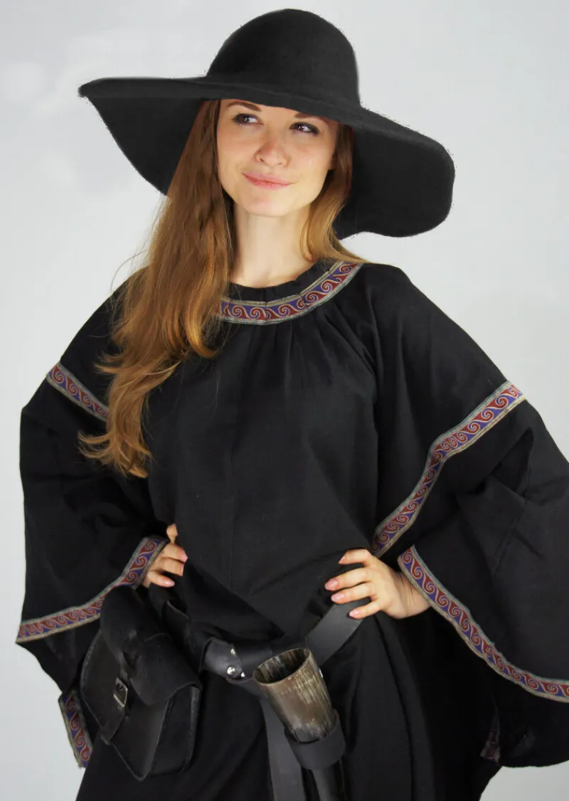 Online Leonardo Carbone Handgefertigter Hut "Eleganz" Schwarz