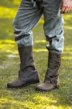 Clearance Leonardo Carbone Hohe Wikingerstiefel "Rasmus" Braun