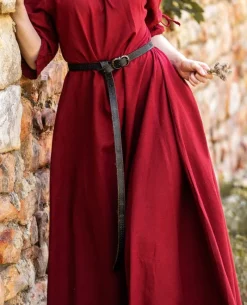 Clearance Leonardo Carbone Keltischer Ledergürtel "Merle" Schwarz