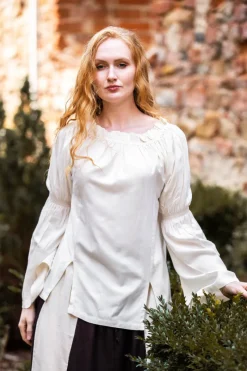 Discount Leonardo Carbone Klassische Mittelalterbluse