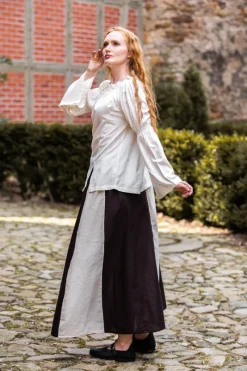 Discount Leonardo Carbone Klassische Mittelalterbluse