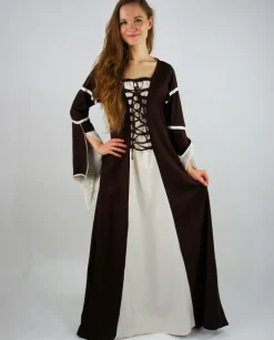 Sale Leonardo Carbone Kleid mit Trompetenärmeln