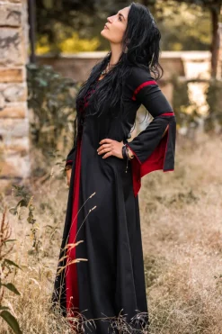 Online Leonardo Carbone Kleid mit Trompetenärmeln 