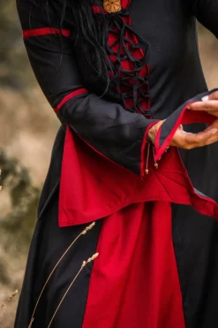 Online Leonardo Carbone Kleid mit Trompetenärmeln 