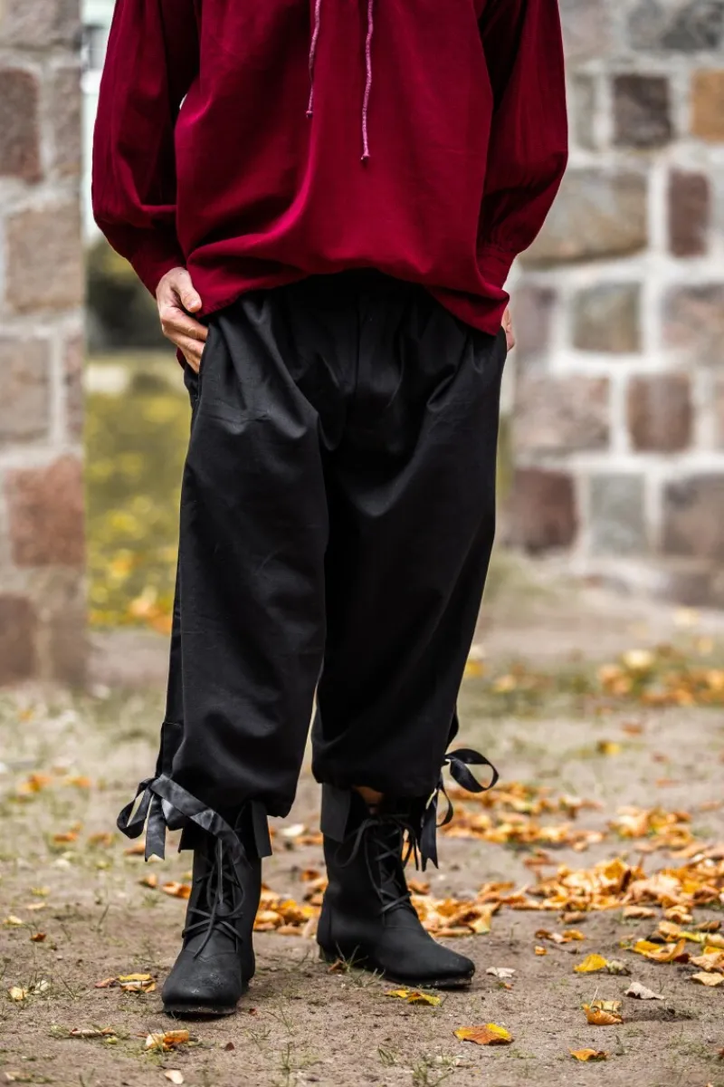 Sale Leonardo Carbone Kniebundhose "Vincent" Schwarz
