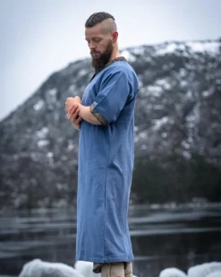 Online Leonardo Carbone Kurzarmtunika mit Bordüre 