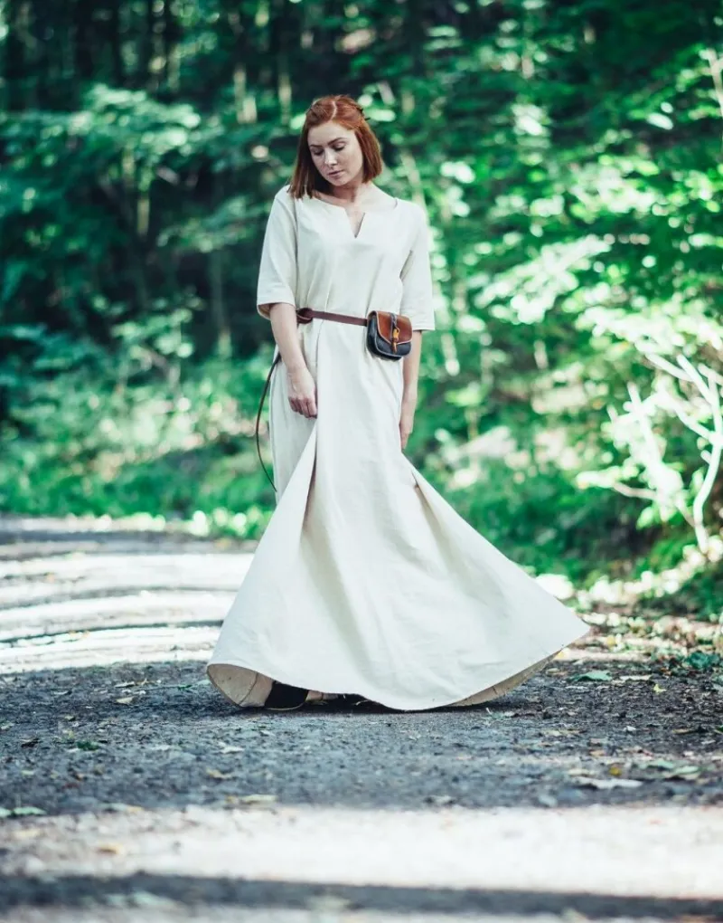 Online Leonardo Carbone Kurzarmunterkleid "Silja" - Hanffarben