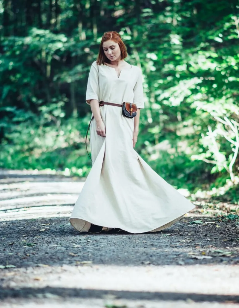 Online Leonardo Carbone Kurzarmunterkleid "Silja" - Hanffarben