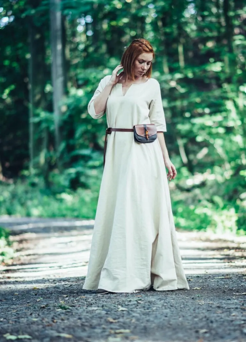 Online Leonardo Carbone Kurzarmunterkleid "Silja" - Hanffarben