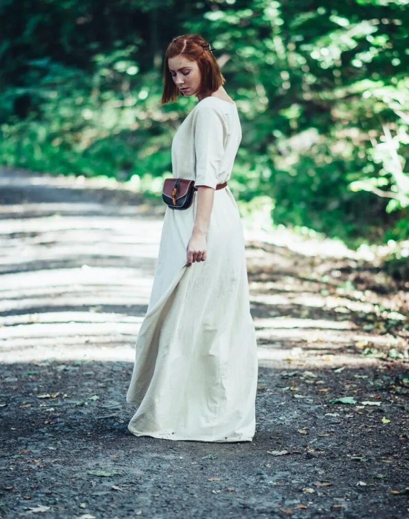 Online Leonardo Carbone Kurzarmunterkleid "Silja" - Hanffarben