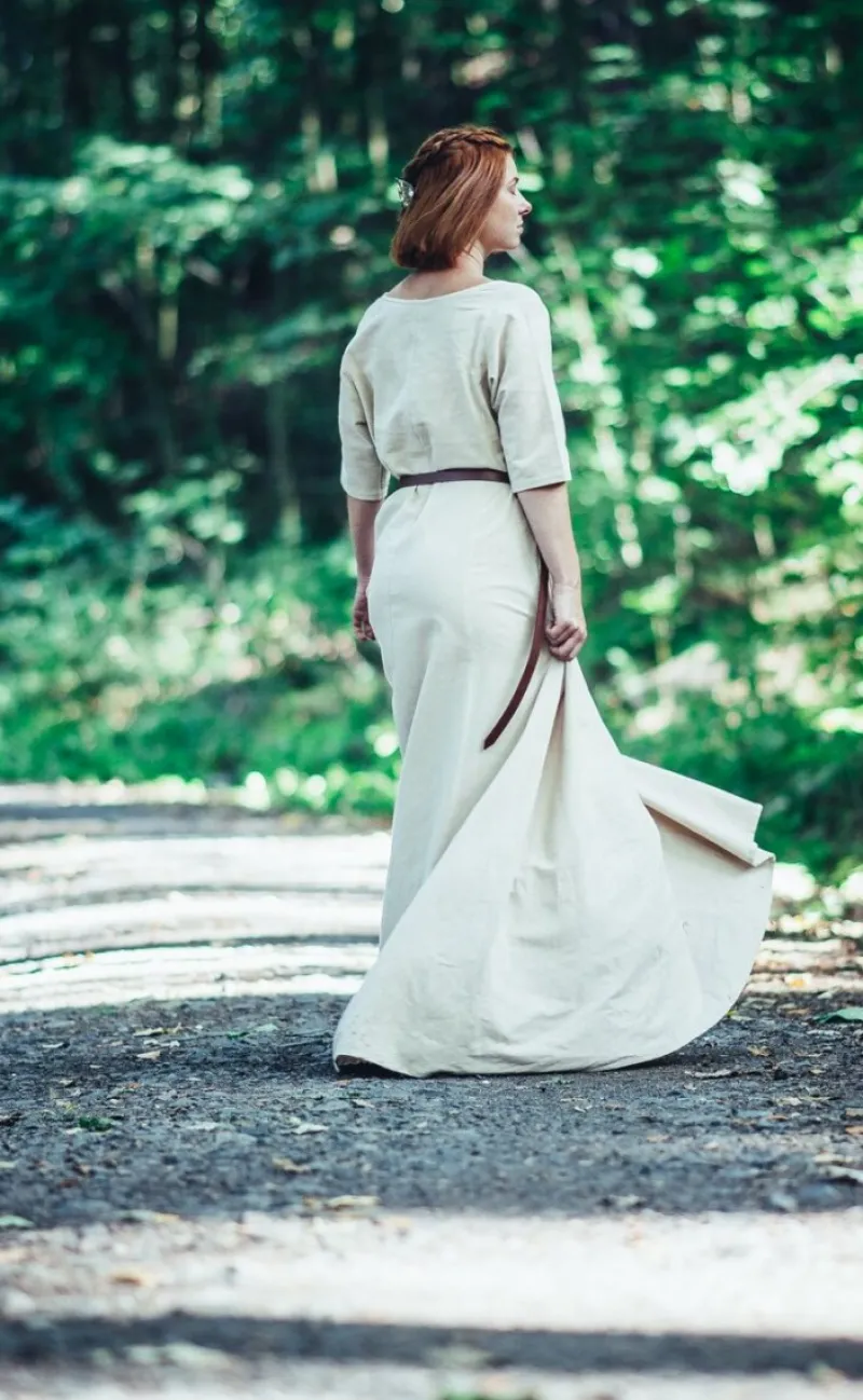 Online Leonardo Carbone Kurzarmunterkleid "Silja" - Hanffarben