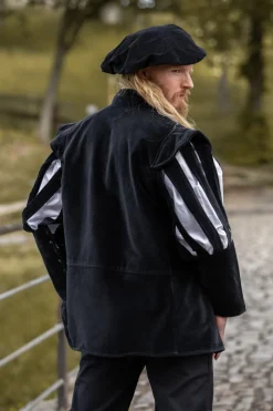 Flash Sale Leonardo Carbone Landsknechtjacke mit geschlitzten Ärmeln