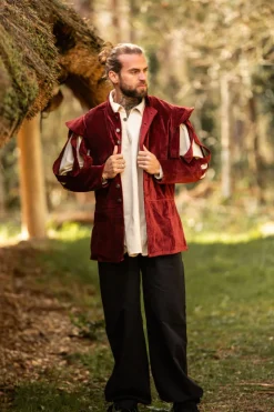 Flash Sale Leonardo Carbone Landsknechtjacke mit geschlitzten Ärmeln 