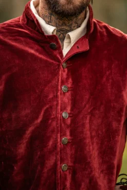 Flash Sale Leonardo Carbone Landsknechtjacke mit geschlitzten Ärmeln 