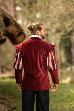 Flash Sale Leonardo Carbone Landsknechtjacke mit geschlitzten Ärmeln 
