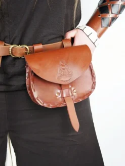Clearance Leonardo Carbone Ledergürteltasche 