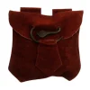 Flash Sale Leonardo Carbone Leder-Gürteltasche mit Schlangenschließe " Adelie" Braun