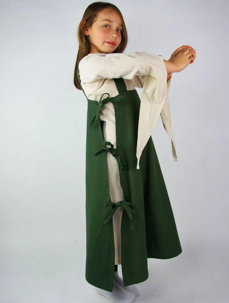 Cheap Leonardo Carbone Mädchen Wikingerüberkleid "Johanna" Grün
