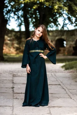 Shop Leonardo Carbone Mädchenkleid "Piccola Donna" Grün