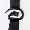 Discount Leonardo Carbone Metallspange mit Leder Schwarz