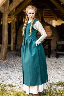 Fashion Leonardo Carbone Mittelalter Bauernkleid 