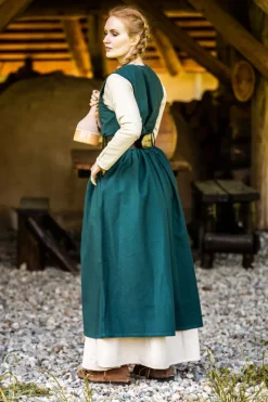 Fashion Leonardo Carbone Mittelalter Bauernkleid 