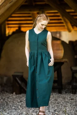 Fashion Leonardo Carbone Mittelalter Bauernkleid 