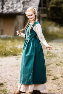 Fashion Leonardo Carbone Mittelalter Bauernkleid 