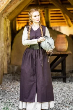 Fashion Leonardo Carbone Mittelalter Bauernkleid 