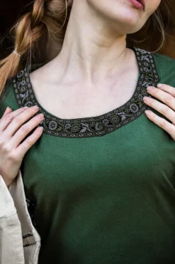 New Leonardo Carbone Mittelalter Baumwollkleid 